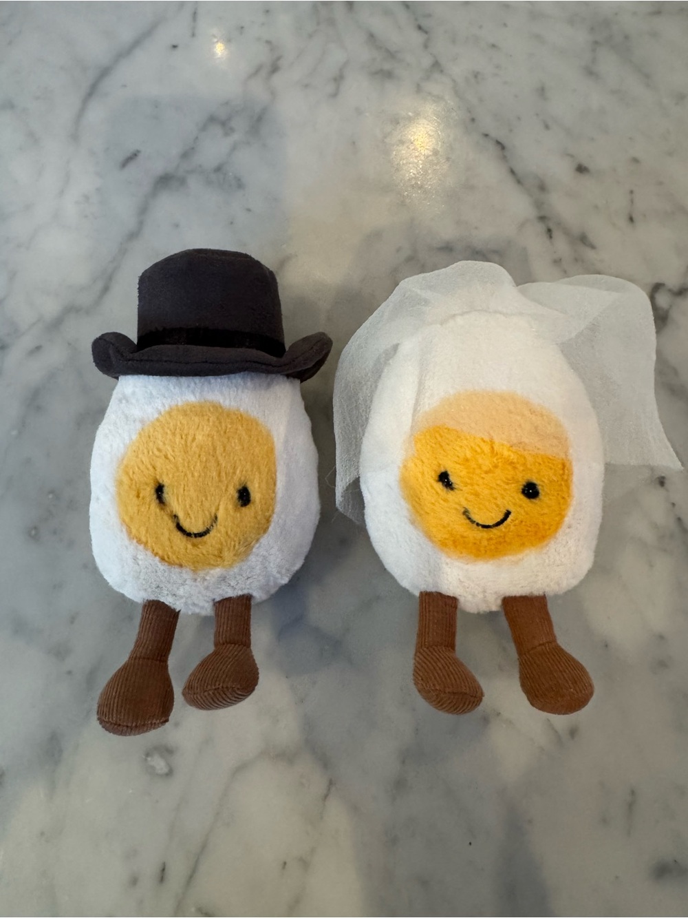 NEW Jellycat Amuseables Egg bride and groom